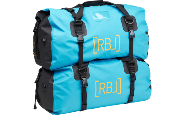 Rebel Outdoor Duffelbag / Wochenendtasche wasserdicht mit Roll-Top Verschluss 40 Liter