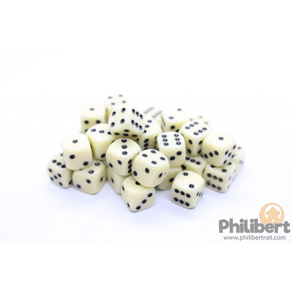 Set de 36 Dés Chessex : Opaques