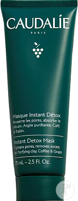 Caudalie Vinergetic C+ Masque Instant Détox Argile Purifiante/Café/Raisin Tube 75ml