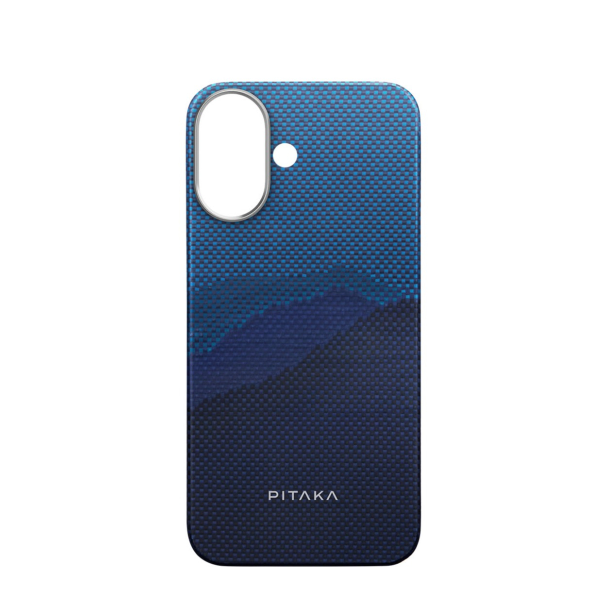 iPhone 16 MagEZ 5 Fushion Weaving MagSafe Aramid Schutzhülle (KI1601OTH) - Over The Horizon (Blau)