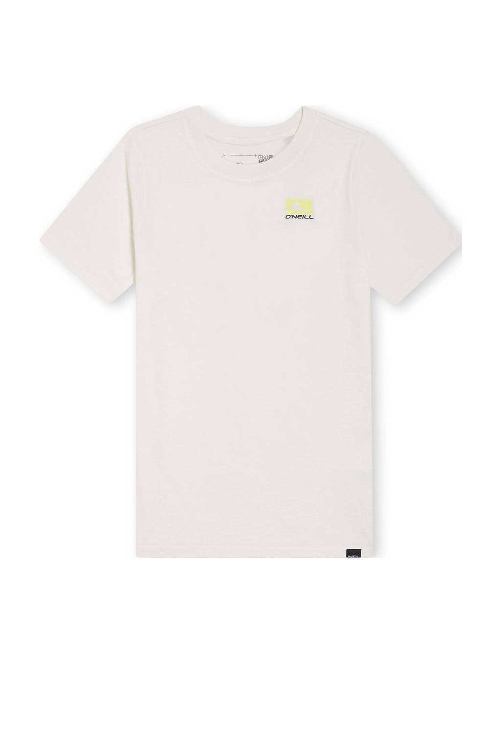 O'Neill T-shirt met backprint wit