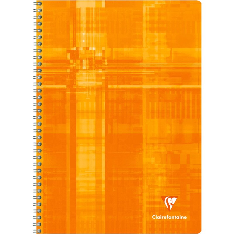 Cahier spirale Clairefontaine Metric A4 21 x 29,7 cm petits carreaux 100 pages