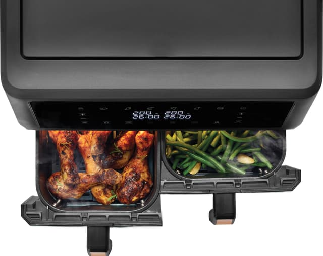 F&B Dual Zone air fryer 11L 34757 (sort)