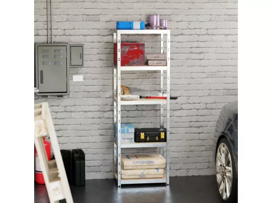 Etagere de Rangement modulable et polyvalente pour atelier, garage, cave...Charges Lourdes 172x75x30cm - Gris