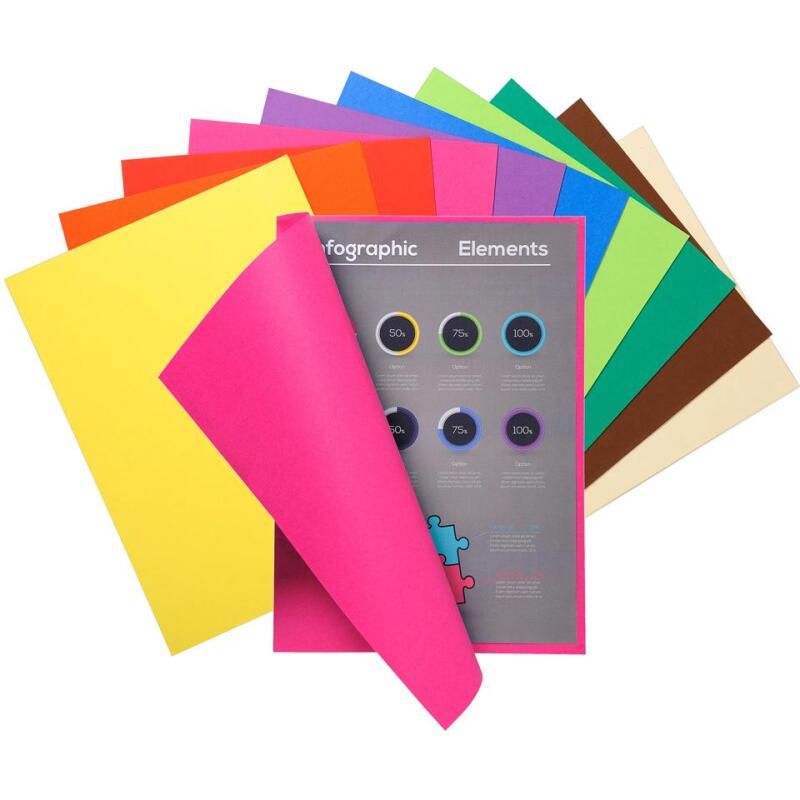 Paquet de 30 sous-chemises FLASH 80 100% recyclé - 22x31cm - Couleurs assorties