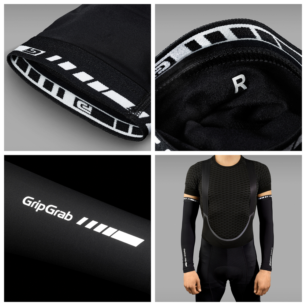 GripGrab Arm Warmers sort Light