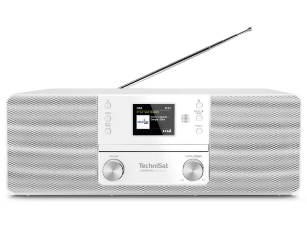 TechniSat DigitRadio 370 CD IR - Audiosystem - 2 x 5 Watt - hvid