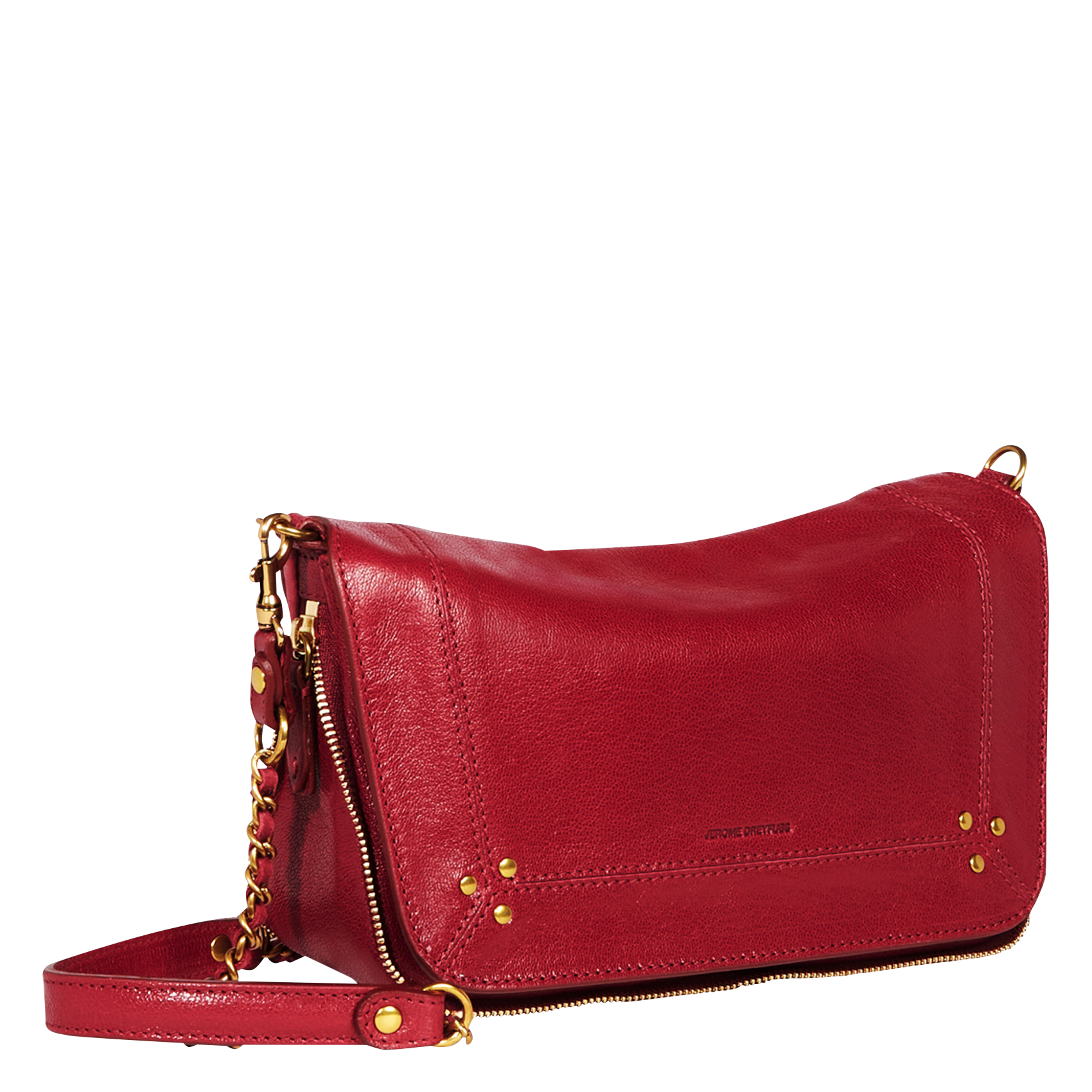BOBI S - Sac bandoulière en cuir| Rouge