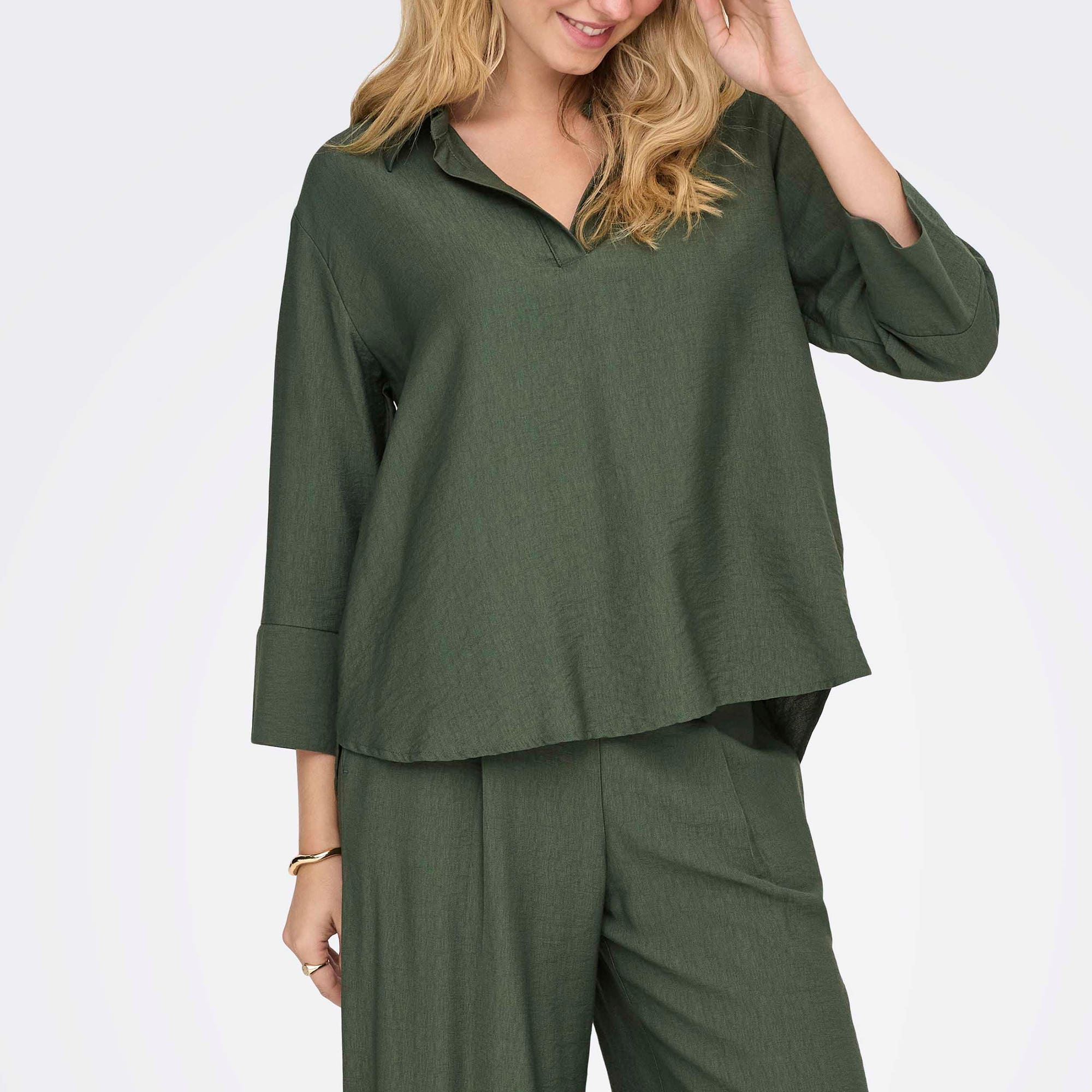 Blouse Femme kaki