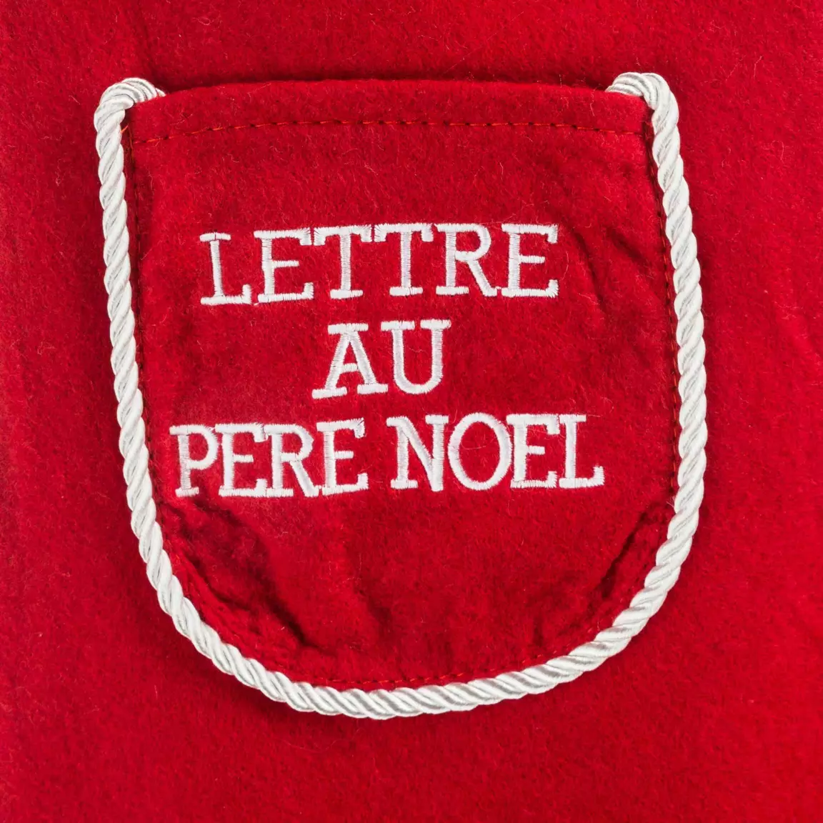 Chaussette de Noël (H45 cm) Joyeux Noël Rouge