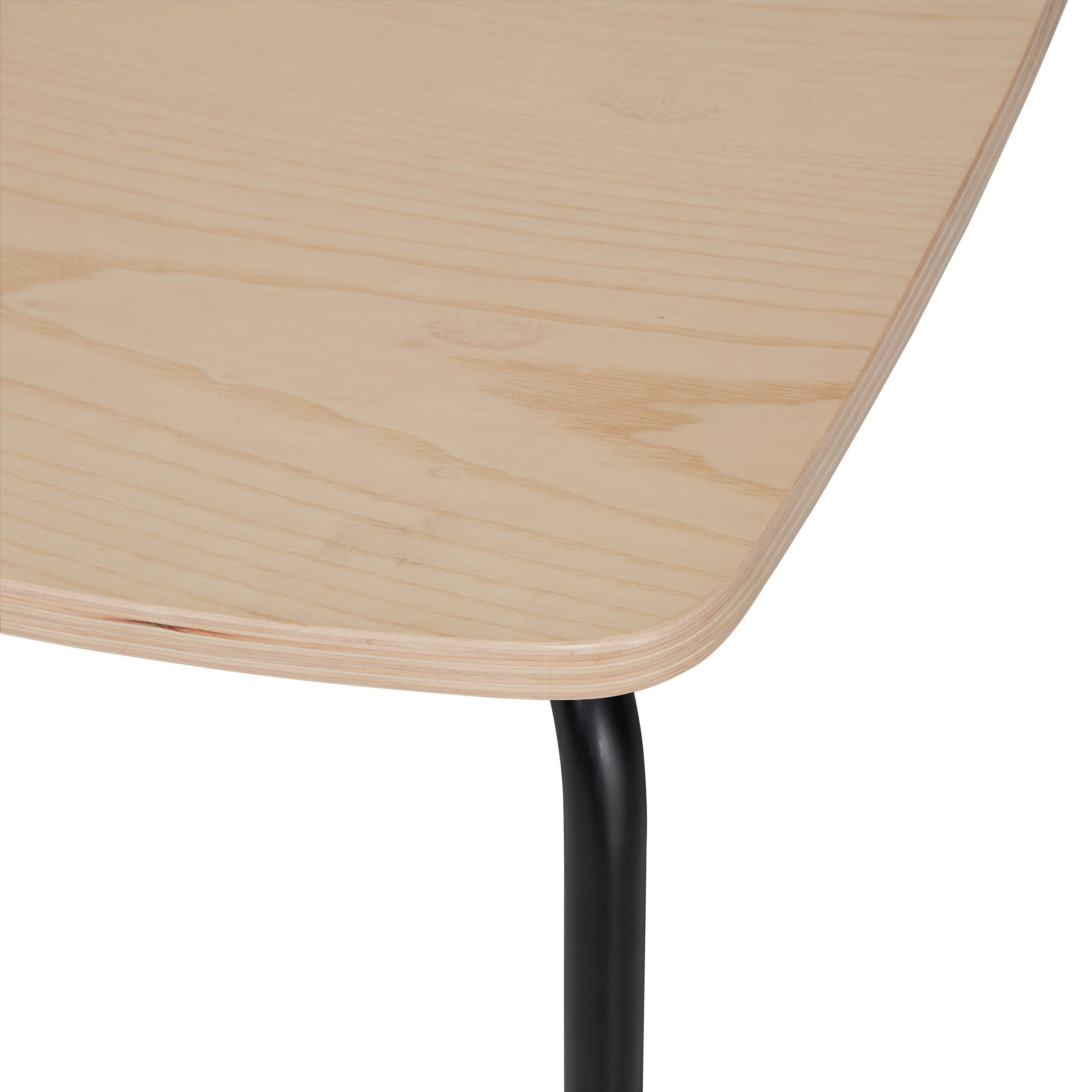 ARTURO Stuhl Esche natur - Esche furniert / B: 54.5 cm x T: 48.6 cm x H: 75.0 cm