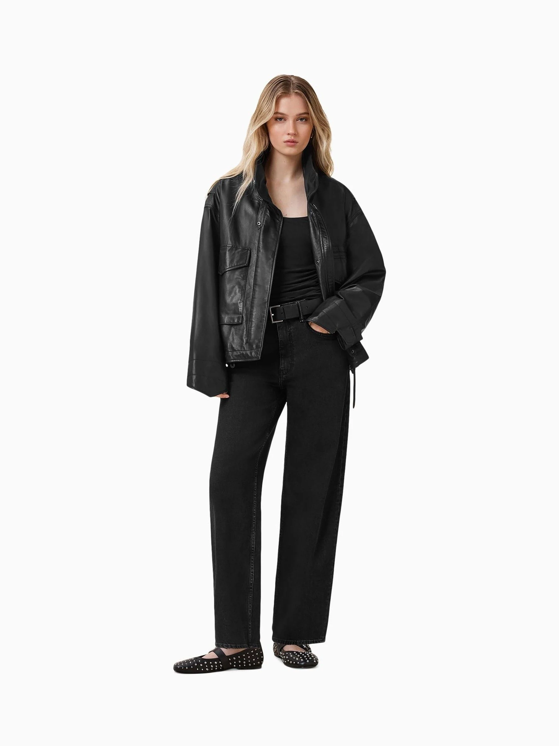 AllSaints Sadie Barrel Jeans