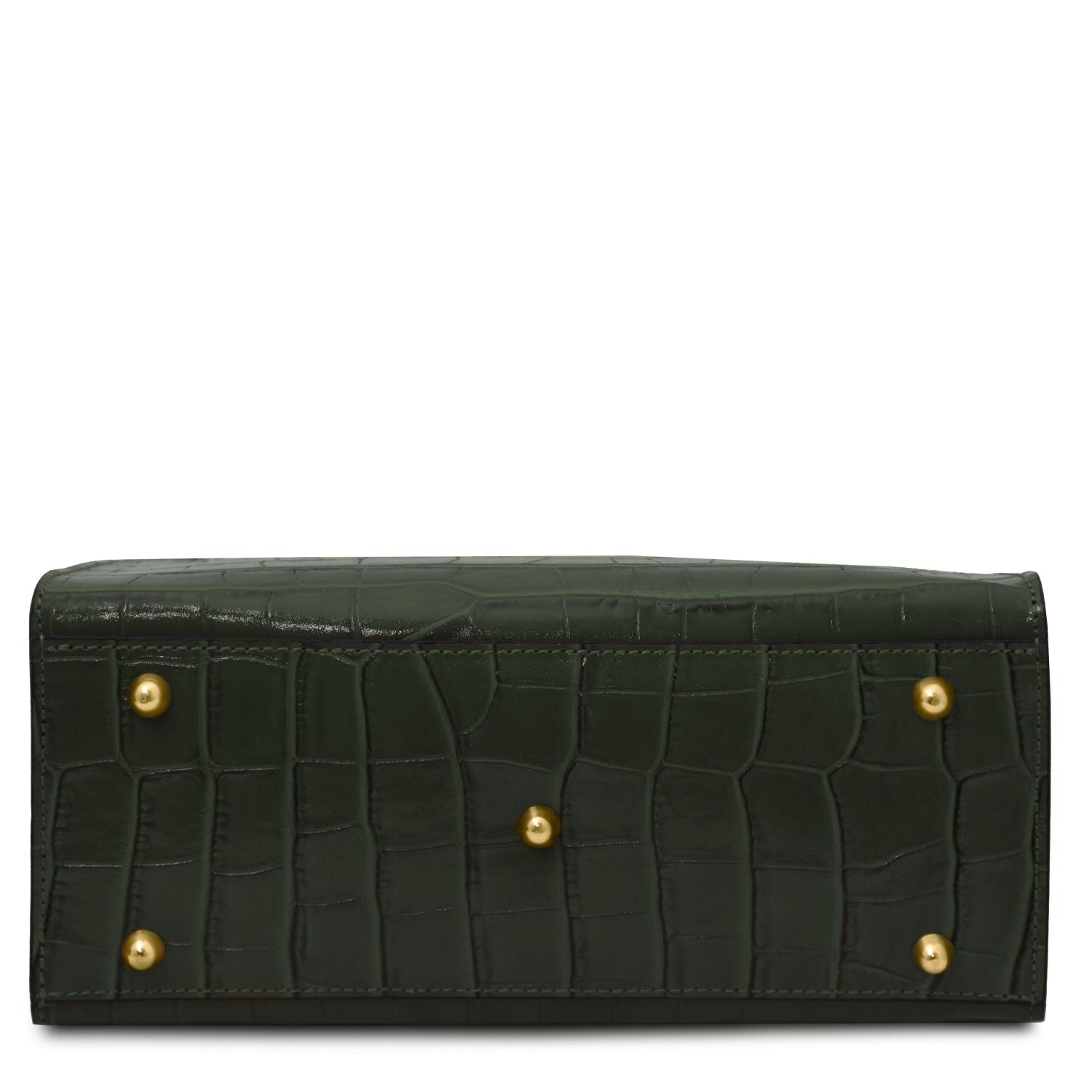 TL142504 – Croque – Croc print leren Handtas
