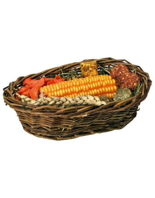 Jr Farm Knaagmandje - Knaagdiersnack - 20x13.5x5.5 cm 150 g