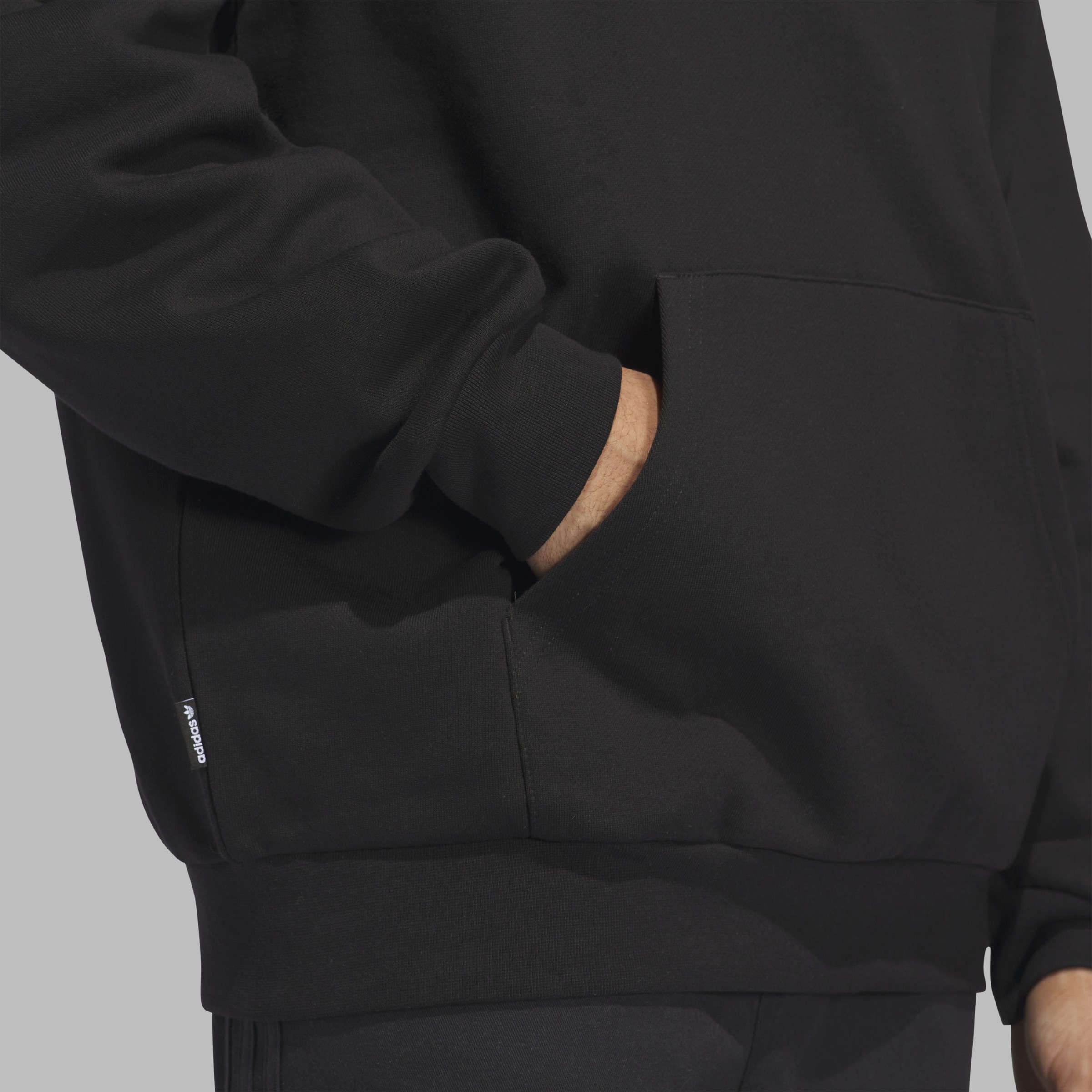 Adidas Skateboarding 4.0 Logo Hoodie Black / Yellow