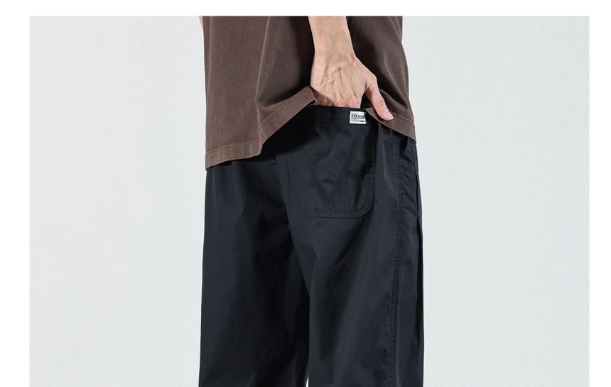 Nataro - Halfhoge effen rechte broek