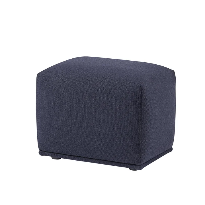Muuto - Echo Pouf, 52 x 38 cm, dunkelblau (Vidar 554)