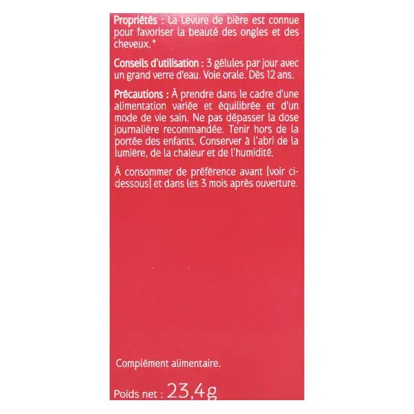 Levedura de Cerveja Orgânica Naturaactive - 60 Cápsulas Vegetais