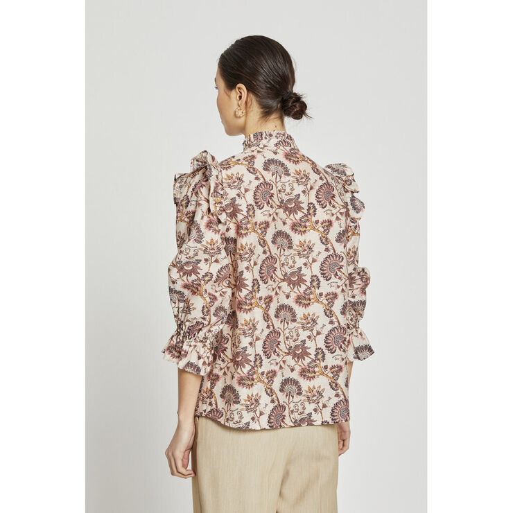 Bruuns Bazaar ZeodaryBBCaro shirt Vintage flower pr