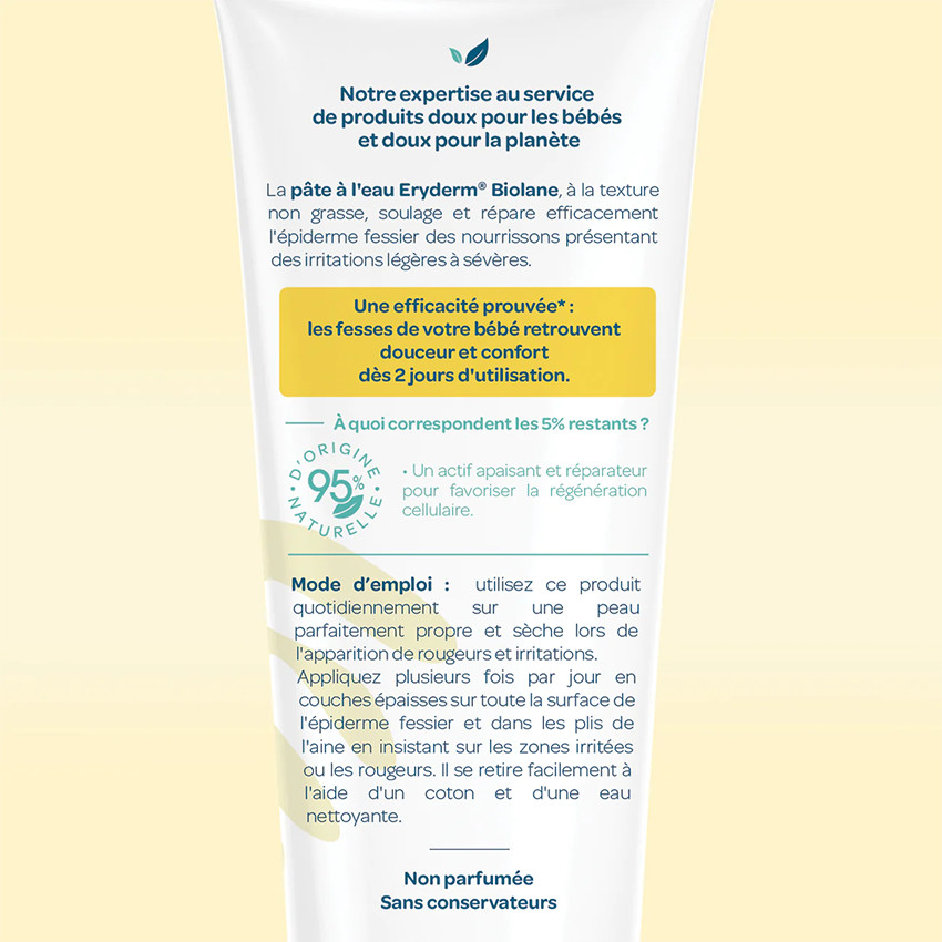 Pâte à l'eau Eryderm® 75 ml
