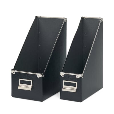 Standordner metallverstärkt 10 cm, Schwarz