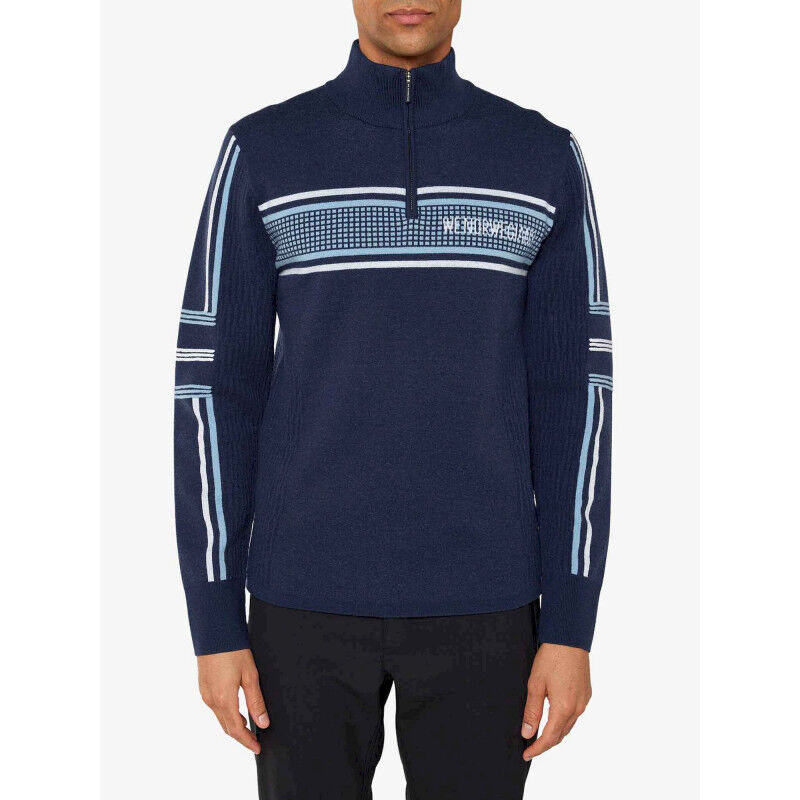 Stryn Zip Up - Pull en laine mérinos homme