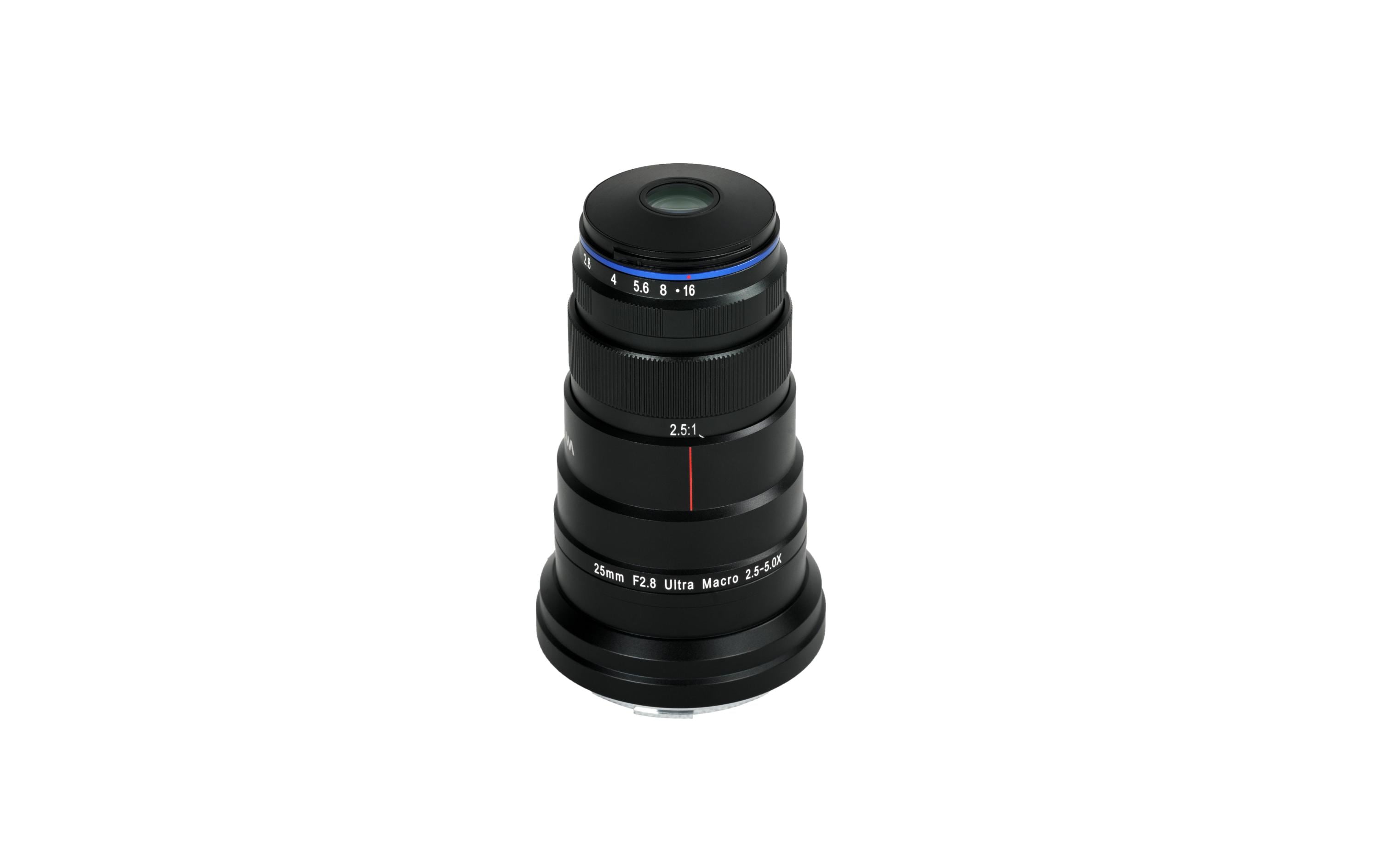 Festbrennweite 25 mm F/2.8 2.5-5x UltraMacro – Canon RF<br>Kompaktes und vielseitiges Makroobjektiv mit hoher Vergrößerung