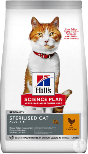 Hill's Science Plan Feline Sterilised Cat Young Adult Chicken Sachet 3kg