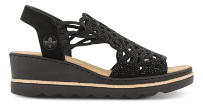 Rieker Sandal Sort 67465-00