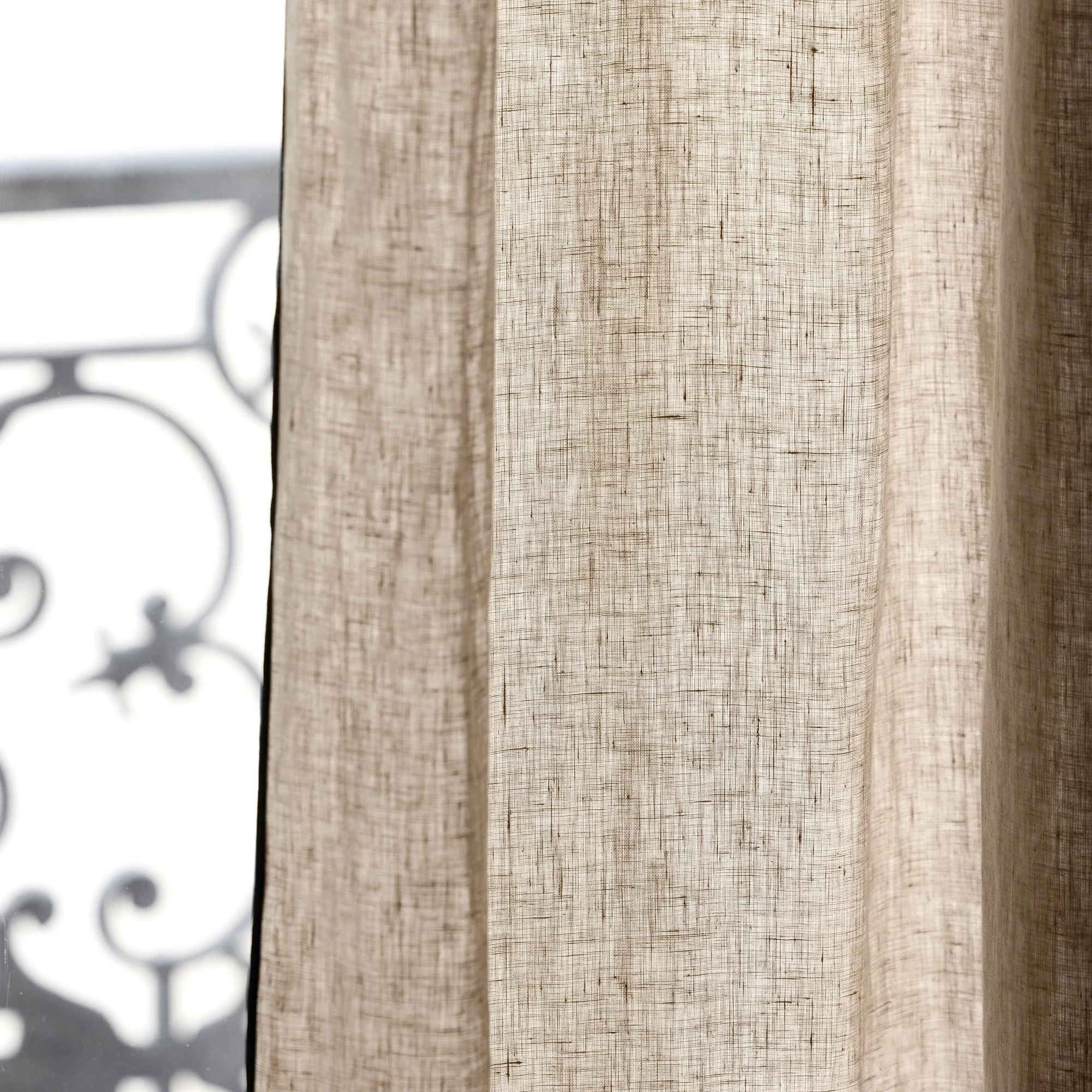 CARLINA - Rideau panneau | Beige