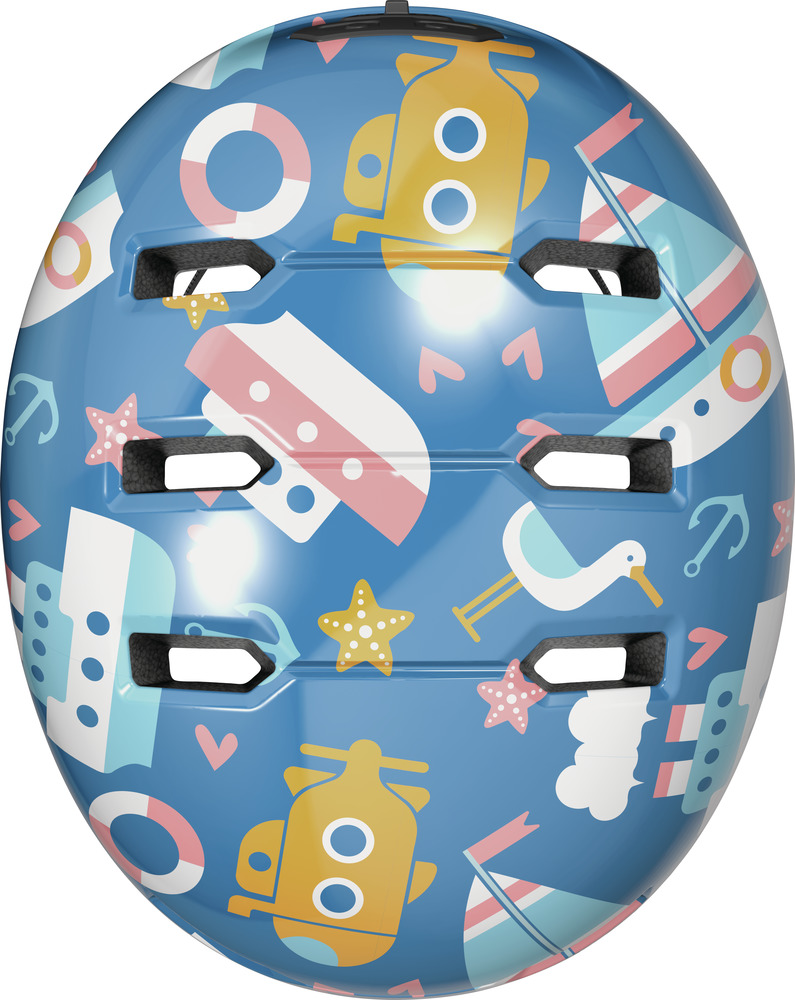 Abus Skurb Kid Cykelhjelm Blue Sailor