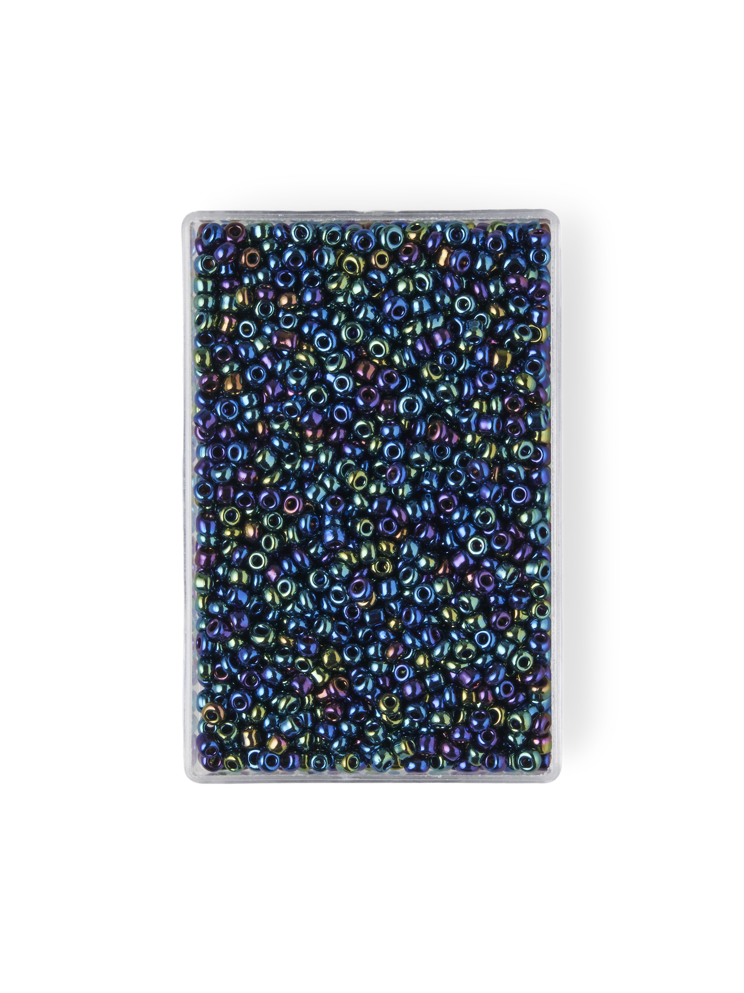 Glasperler | Glas. 2 x 1,5 mm. | Blue