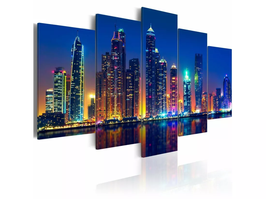 Tableau nuits à dubaï - 200 x 100 cm