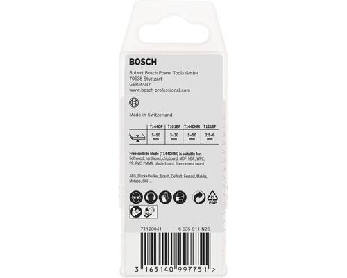 Bosch JSB Decoupeerzaagbladenset Buis Hout + Metaal 15-delig