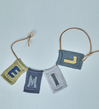 Smallstuff Stickat Buchstabe - E - Blaues Alphabet