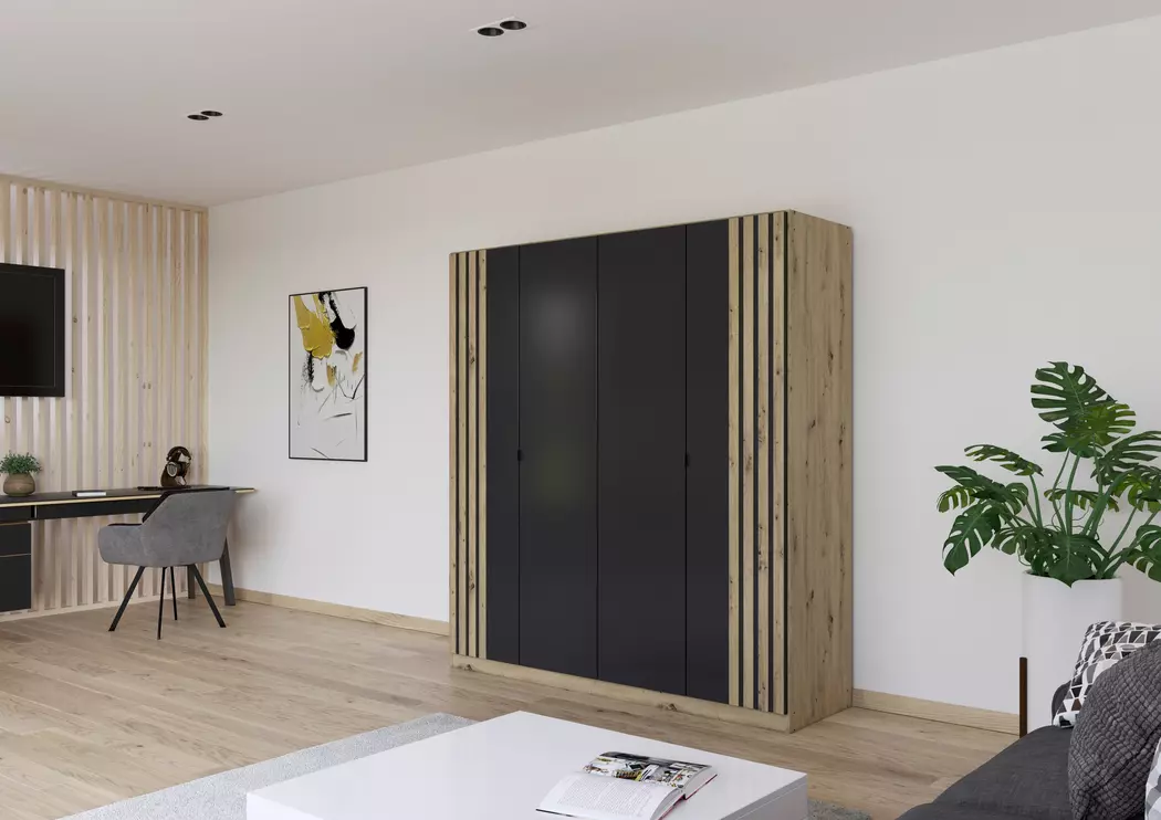 Kleiderschrank Genua 181 x 197 cm
