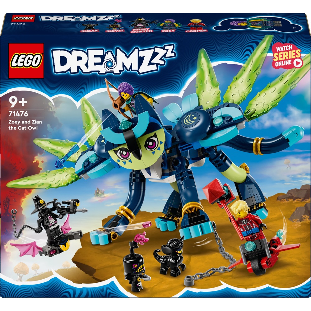 LEGO DREAMZzz 71476 Zoey und Zian die Katzen-Eule Spielzeugset