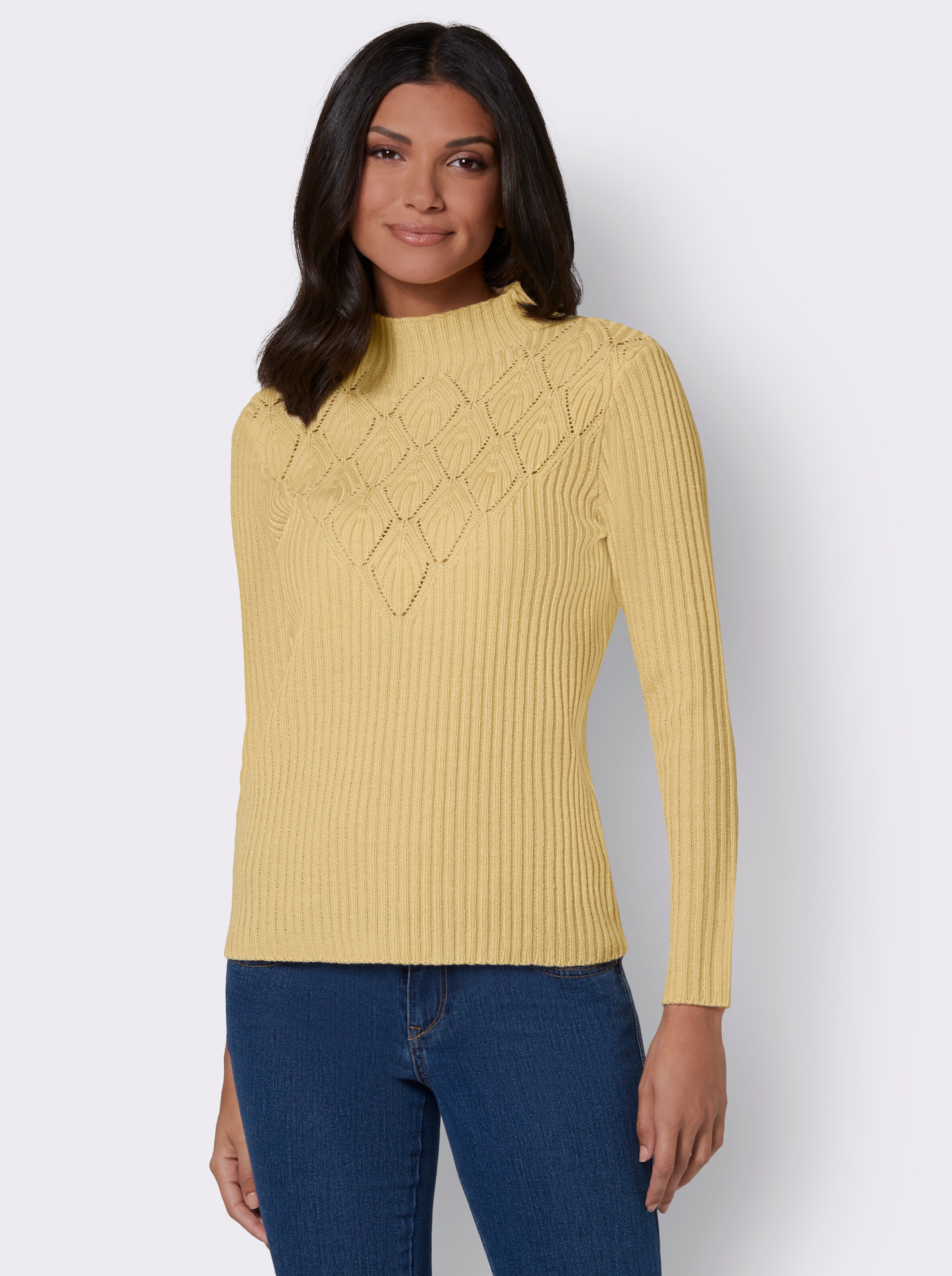 Stehkragenpullover