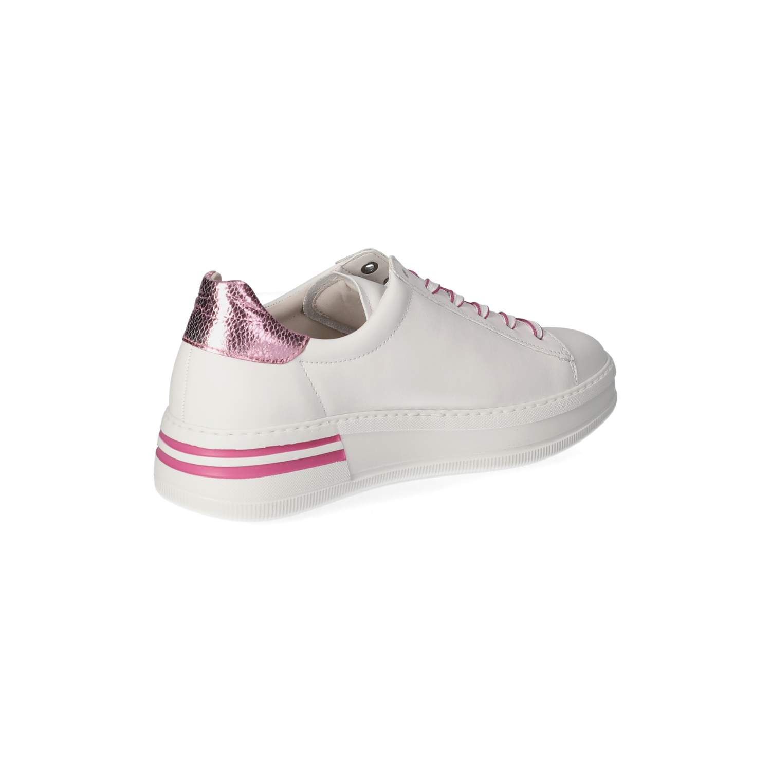 Gabor Low Sneaker - weiss/rose