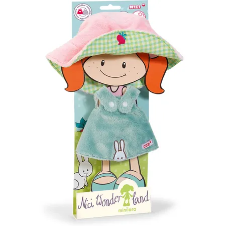 NICI Wonderland Puppenkleid kurz mit Hut, für 30cm Puppe