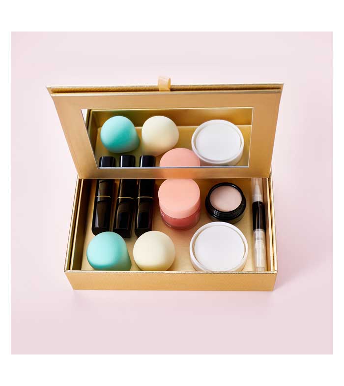 Jessup Beauty - Caixa de armazenamento de pincéis - Gold