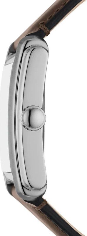 Fossil - Carraway - Heren Horloge - Bruin - Leren Band - 30 mm