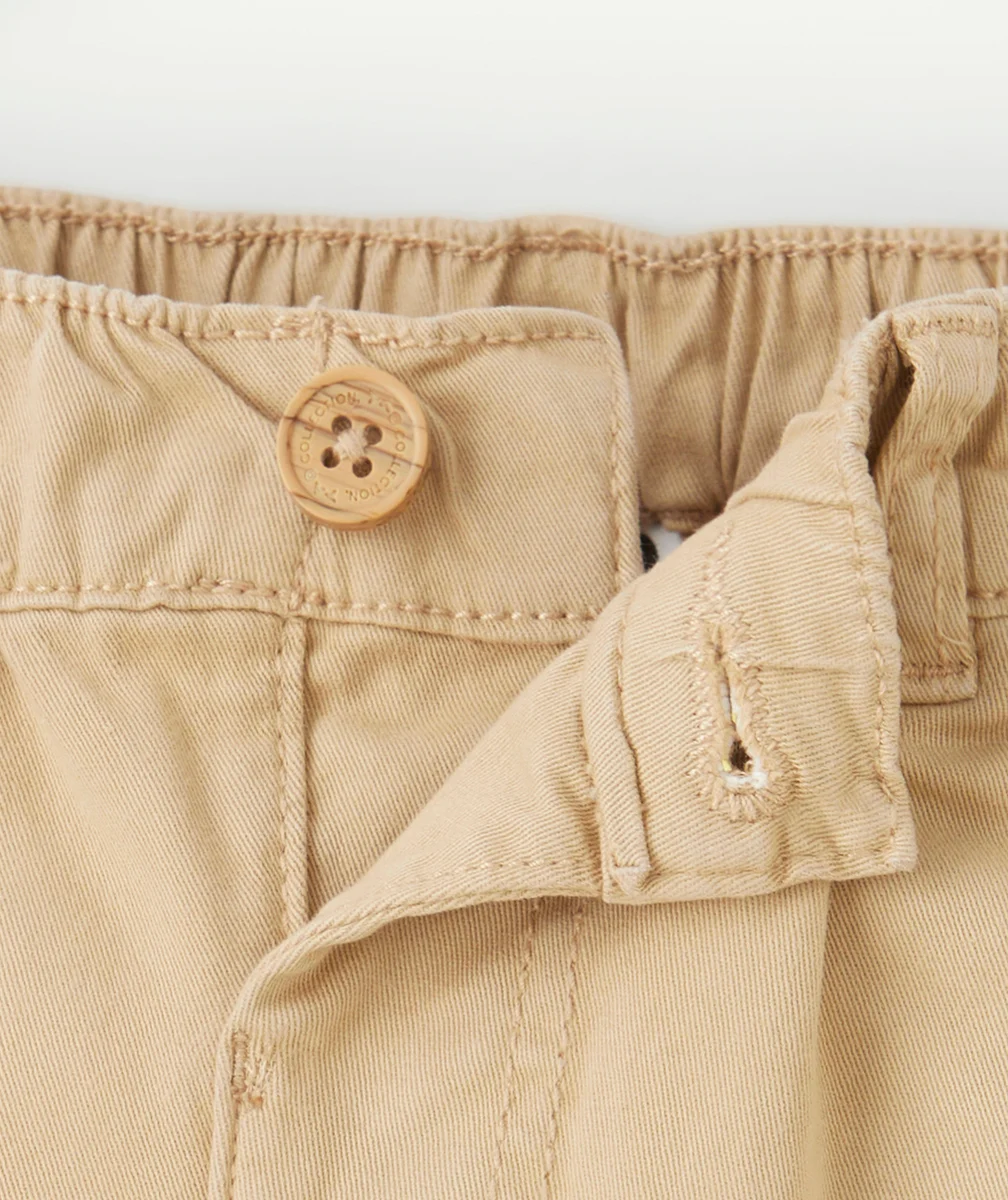 pantalon slouchy bébé garçon beige foncé