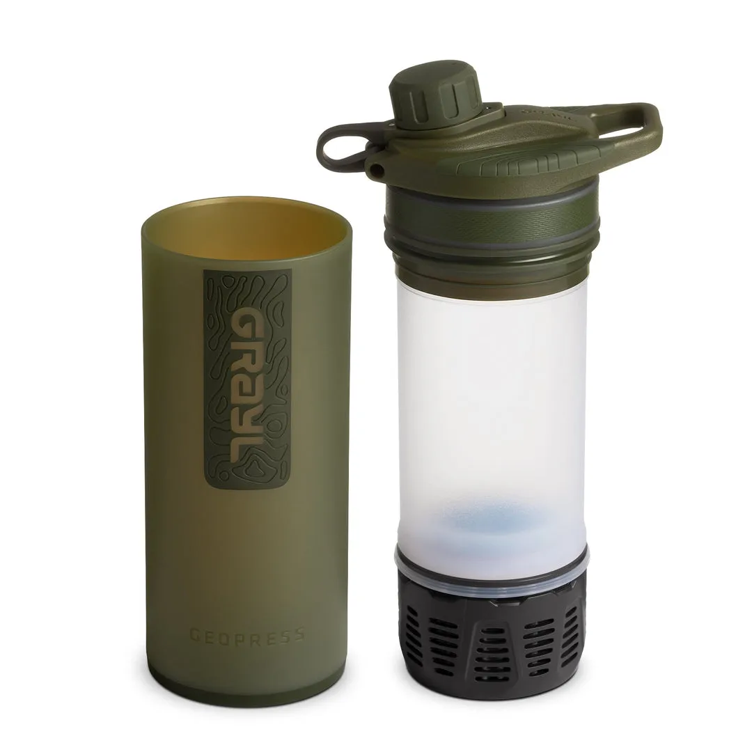 Grayl Geopress Purifier Bottle Olive Drab