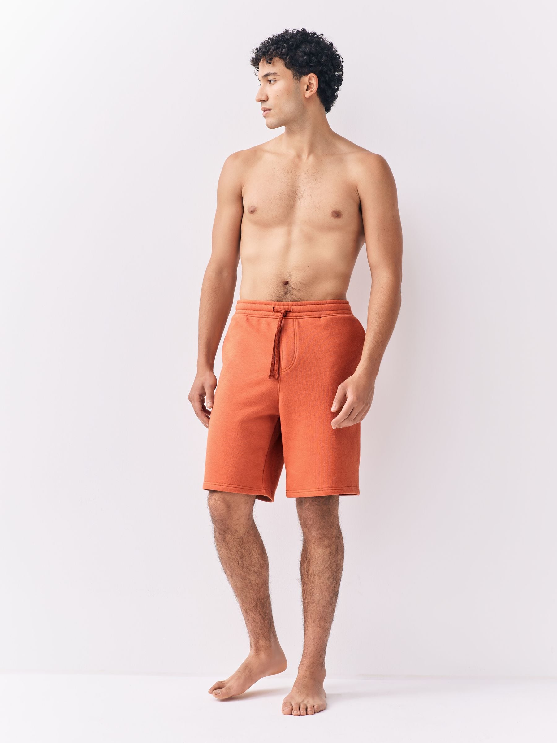 Oranje - Cotton Blend Brushed Jersey Shorts