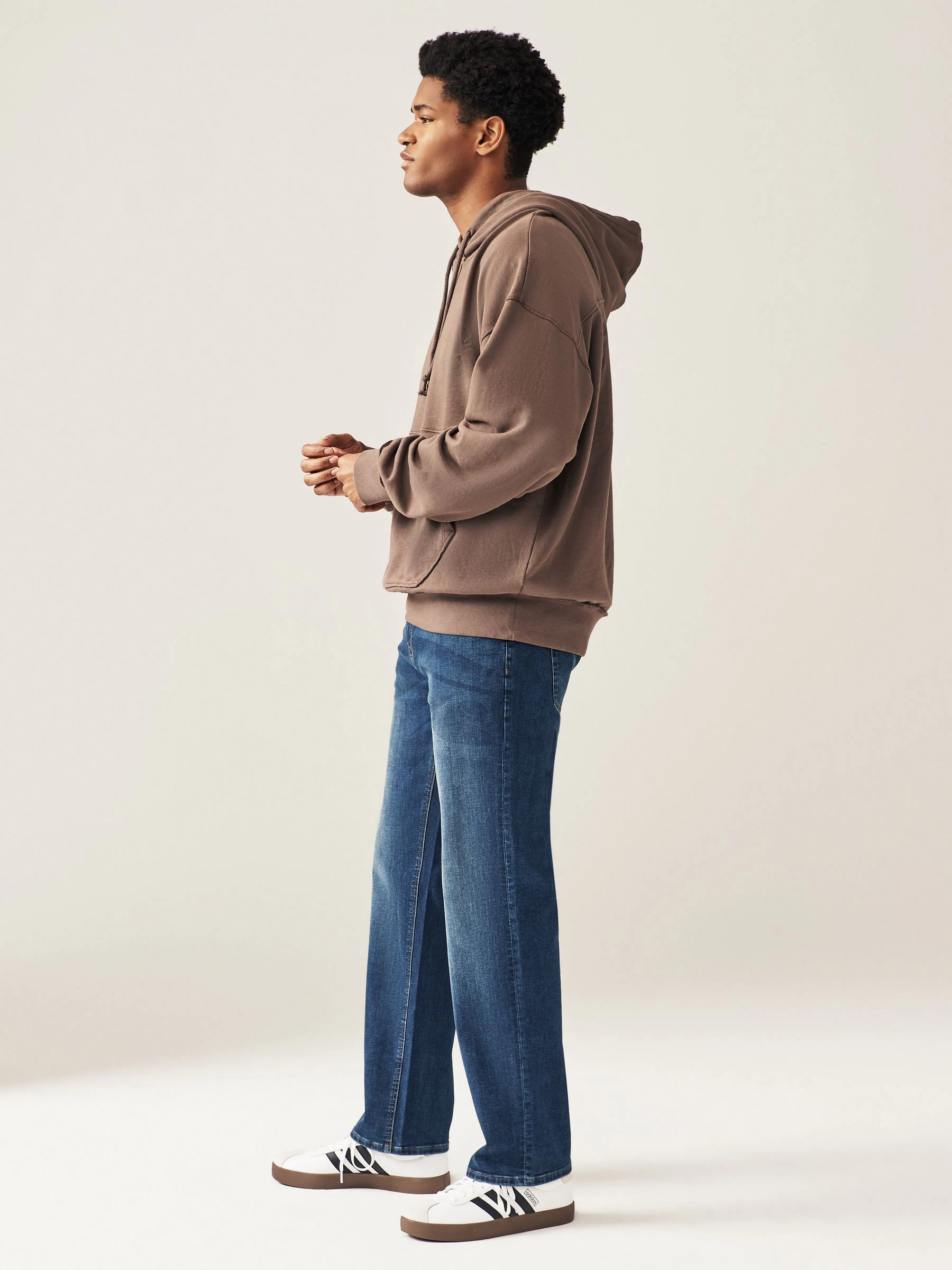 Normaal blauw - Klassieke stretchy Jeans met relaxed fit