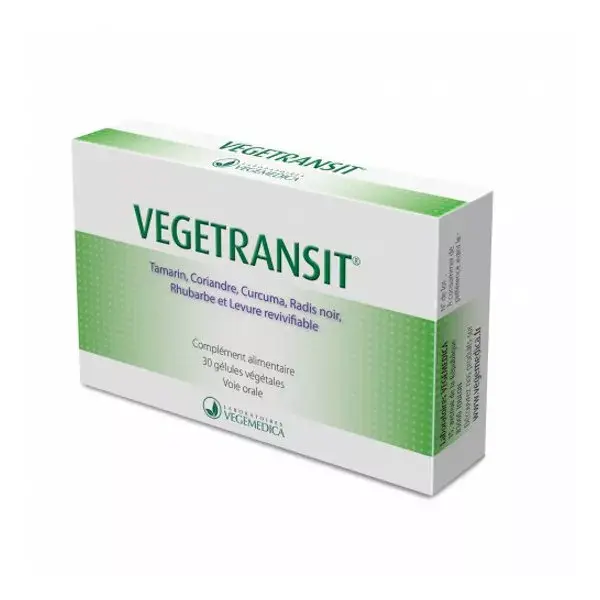 Vegemedica Vegetransit 30 cápsulas