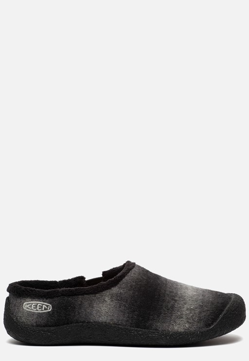 Keen Pantoffels zwart Textiel