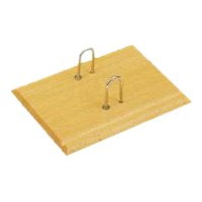 Wonday - Socle pour éphéméride bois - 2 arceaux métal