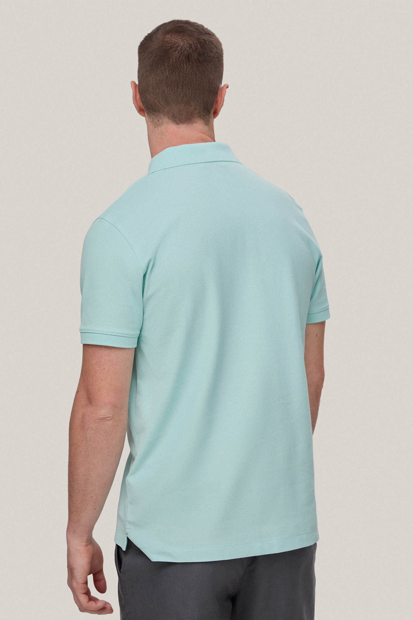 Polo slim fit anti-odor - Azul